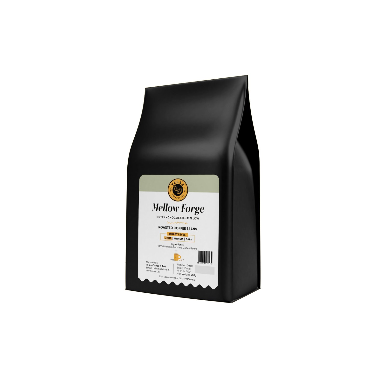 Mellow Forge, Light Roasted 100% Arabica Specialty Coffee Beans