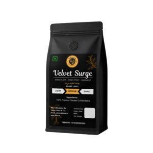 Velvet Surge, Medium Roasted 100% Arabica Specialty Coffee beans.