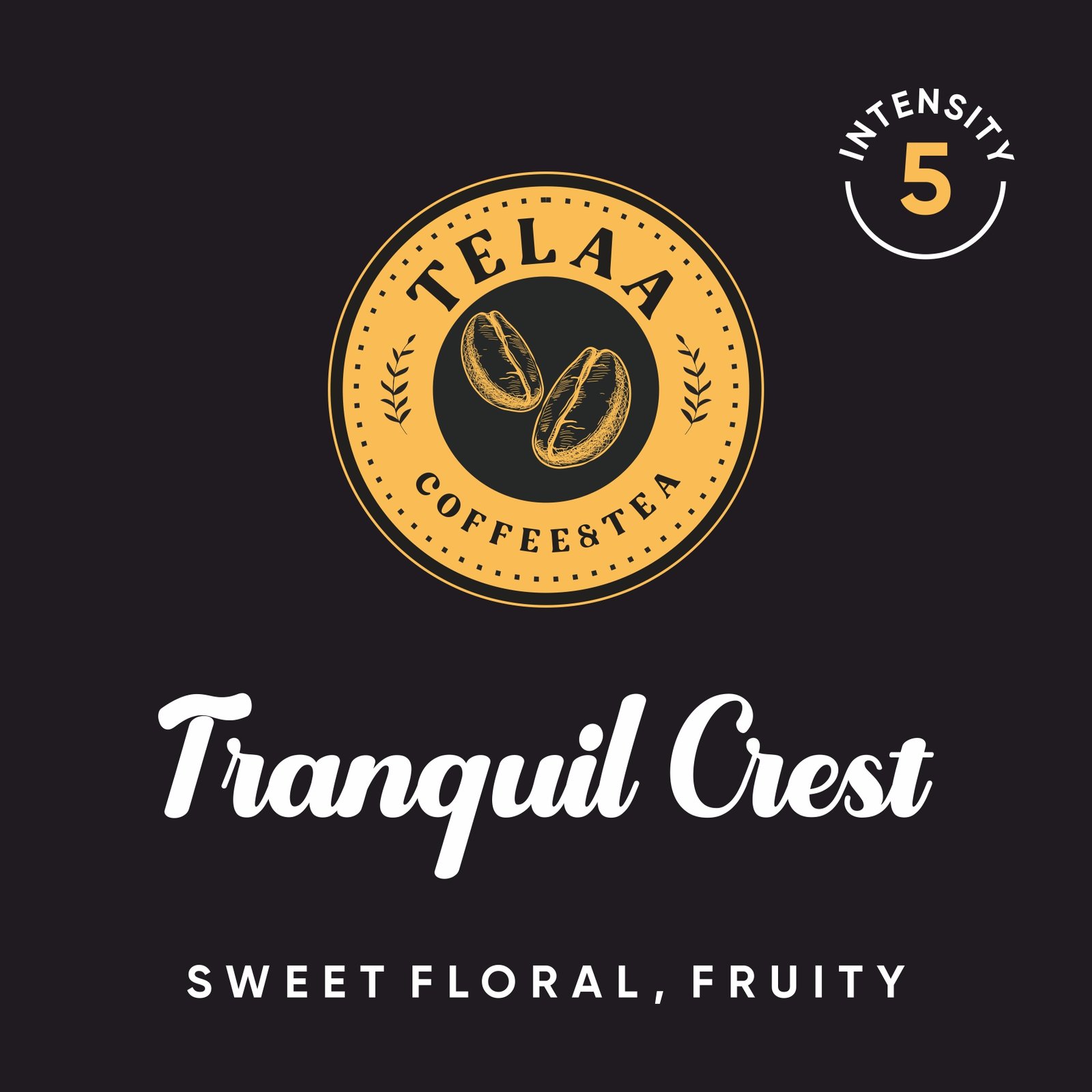 Tranquil Crest by Telaa: Intensity-5, 100% Arabica Aluminium Nespresso-Compatible Pods - Image 3