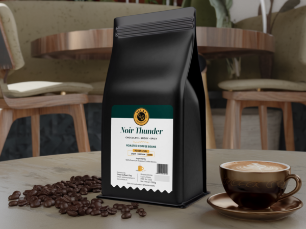 Noir Thunder, Dark Roasted 100% Arabica Specialty Coffee Beans - Image 3