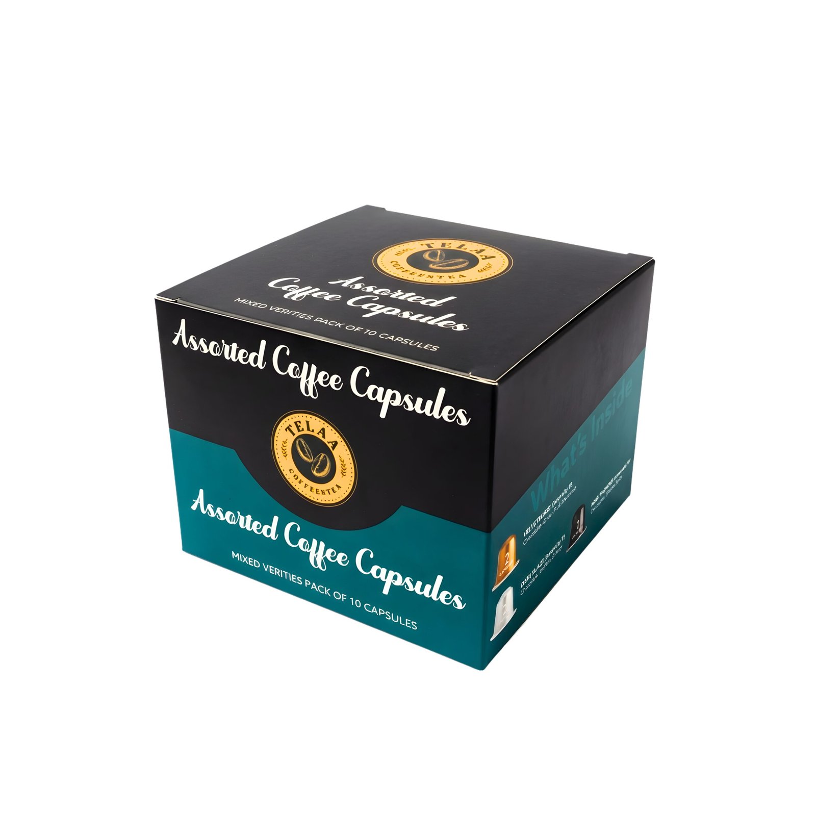 Telaa's Assorted Specialty Coffee Capsules – Mixed verities Pack of 10 Capsules