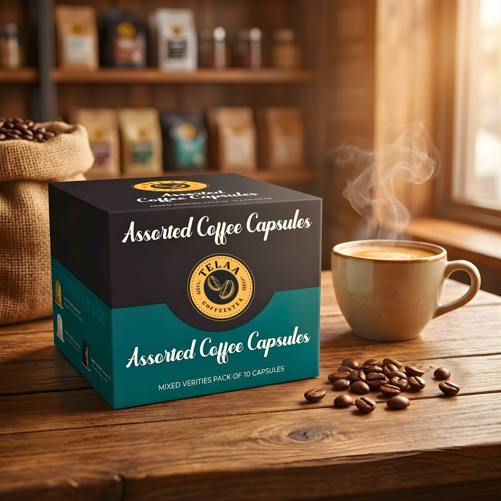 Telaa's Assorted Specialty Coffee Capsules – Mixed verities Pack of 10 Capsules - Image 2