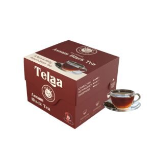 Assam Black Tea Capsules – Premium Black Tea Pods by Telaa | Nespresso Compatible | Intensity 4/10