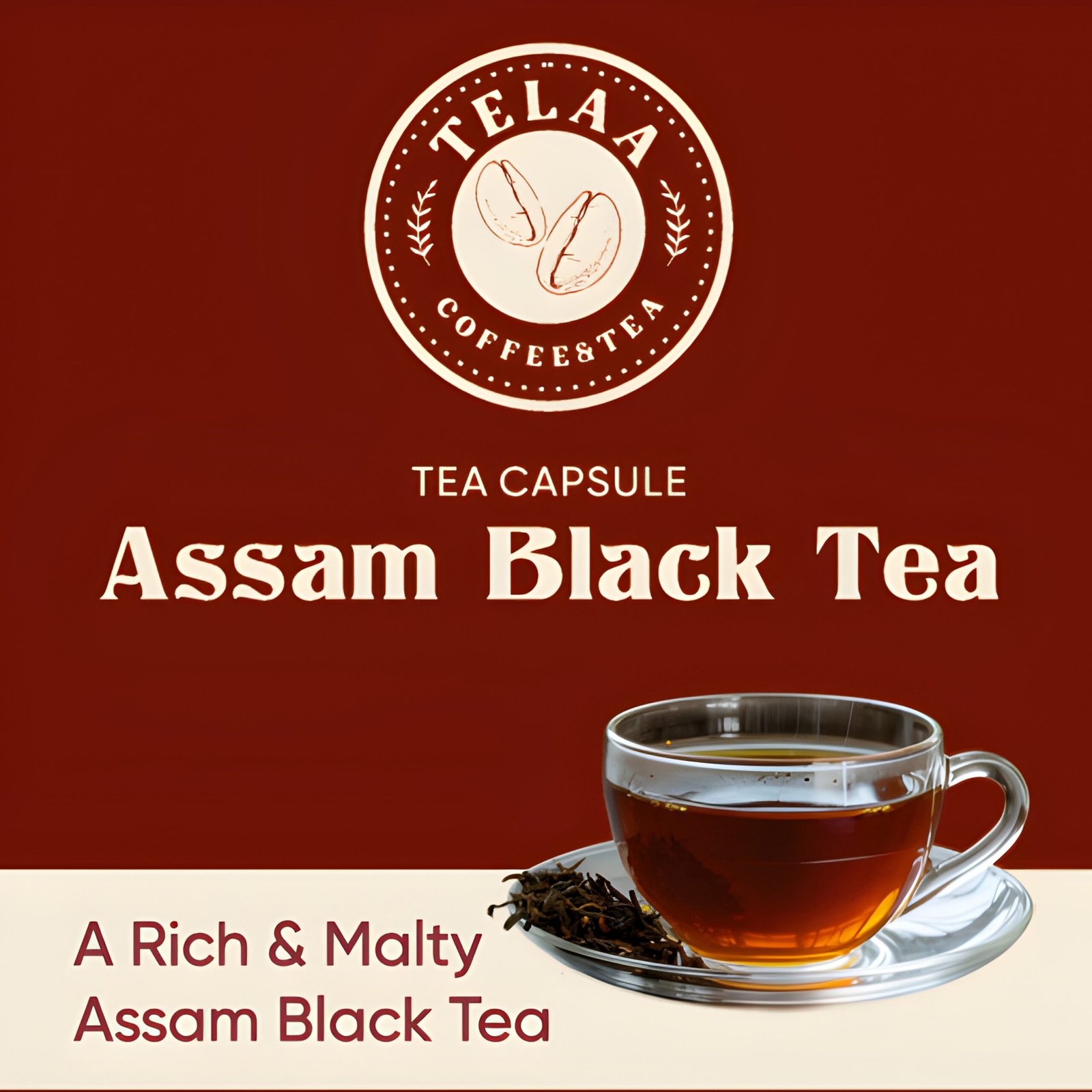 Assam Black Tea Capsules – Premium Black Tea Pods by Telaa | Nespresso Compatible | Intensity 4/10 - Image 3
