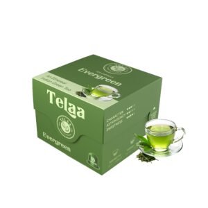 Premium Green Tea Capsules by Telaa – Evergreen - Classic Flavor, Medium Intensity (3/5), Nespresso Fit