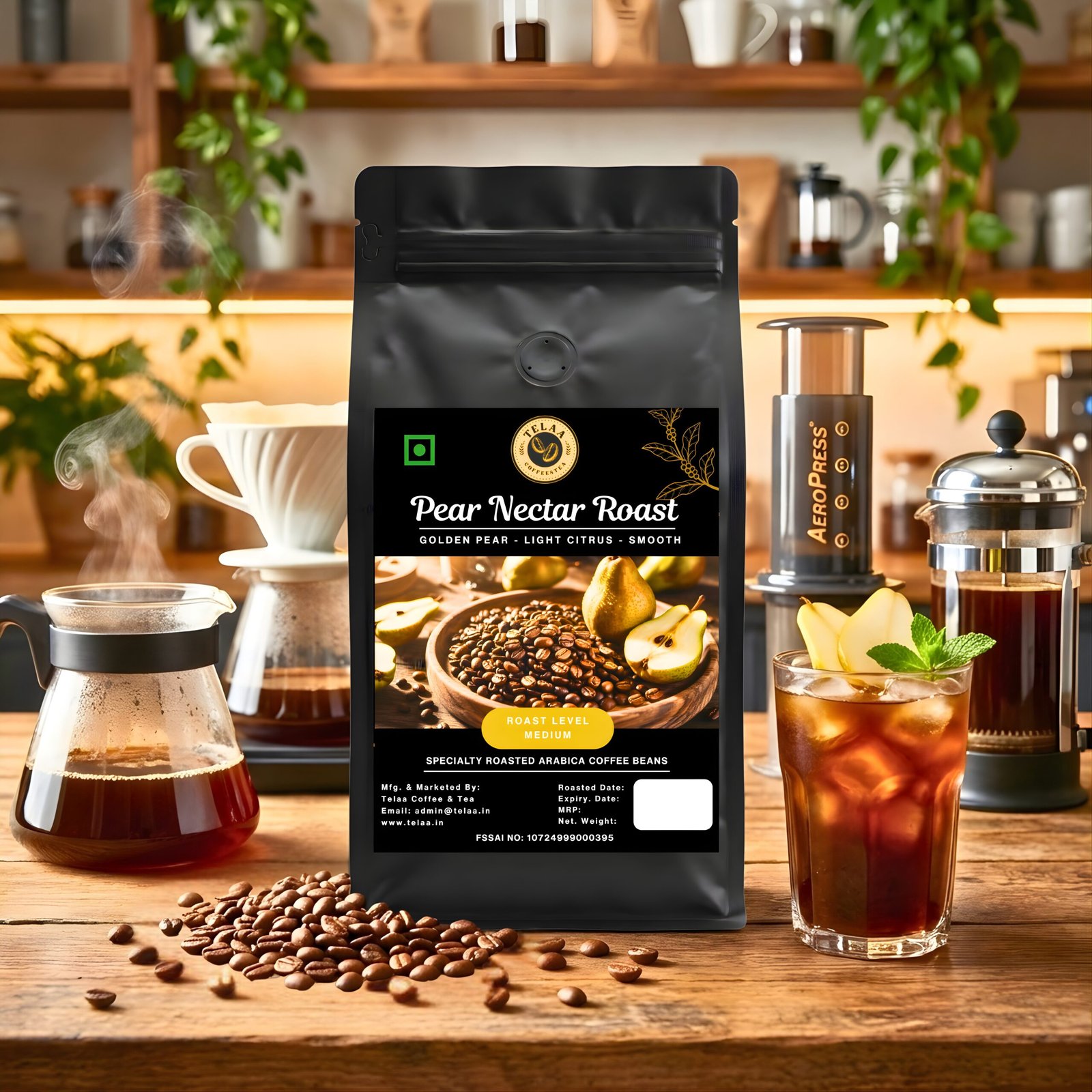 Pear Nectar Roast - Specialty Coffee Beans 250gm - Image 2