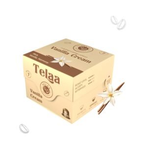 Vanilla Cream, 100% Arabica Aluminium Coffee Capsule – Intensity Level 3