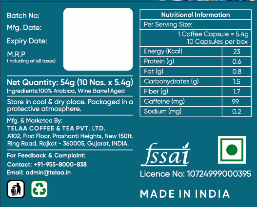 Burgundy Crest – Wine Barrel Aged Coffee Capsules - Specialty Coffee, Intensity 6 - Image 5