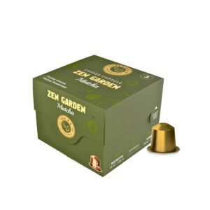 Zen Garden - Premium Japanese Matcha Tea Capsules, A Grade Quality, Nespresso Compatible, Intensity 3/10