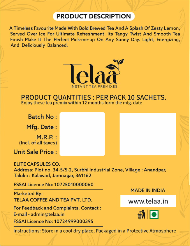 Lemon Iced Tea Premix - Image 4