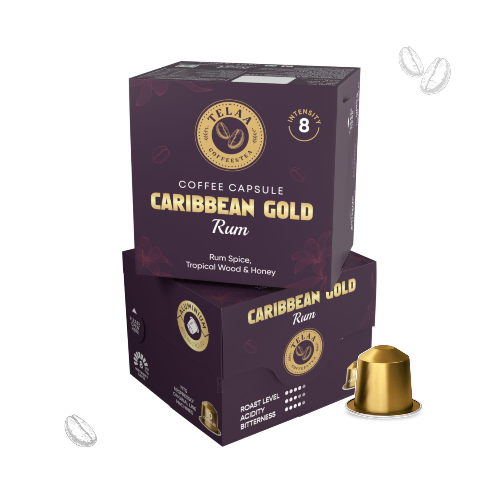 Telaa Barrel-Aged Coffee Pods Combo – Whiskey, Rum & Wine Specialty Capsules | 100% Arabica | Pack of 30 Capsules – Perfect Xmas Gift - Image 4