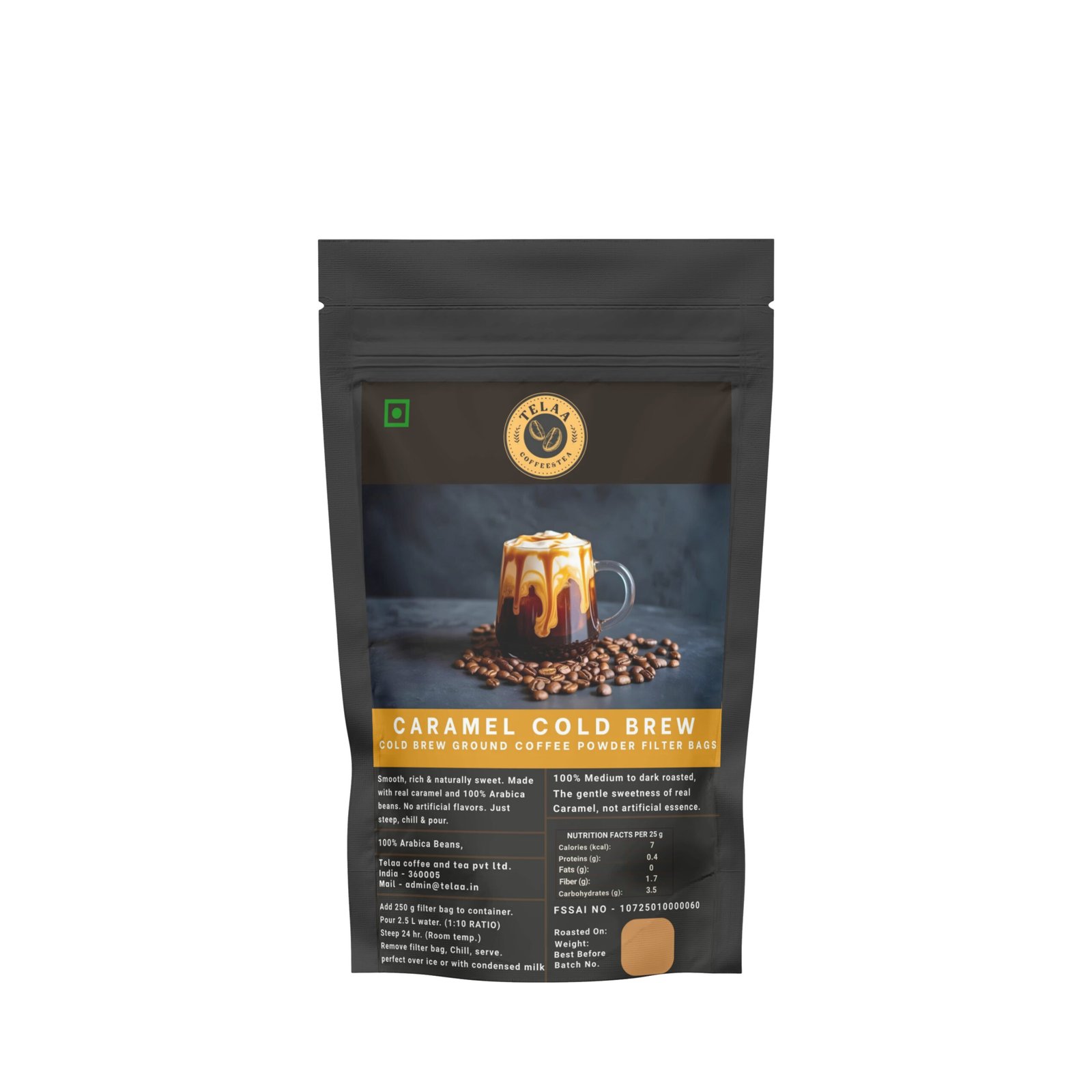 Caramel Coffee — 250g Ground or Cold Brew Bag | V60, Press, Espresso