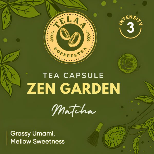 Telaa Premium Japanese Matcha & Classic Green Tea Capsules Combo
