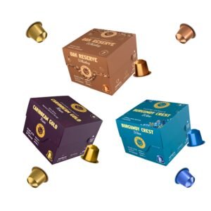 Barrel Aged 30 Coffee Capsule Combo – Whiskey, Rum & Wine Barrel Aged Specialty Espresso Pods | 100% Arabica | Nespresso Compatible
