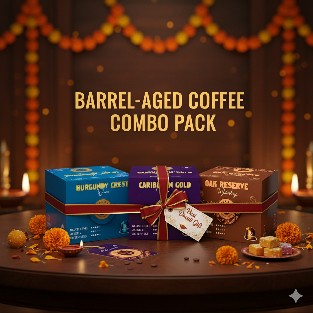 Telaa Barrel-Aged Coffee Pods Combo – Whiskey, Rum & Wine Specialty Capsules | 100% Arabica | Pack of 30 Capsules – Perfect Xmas Gift - Image 2