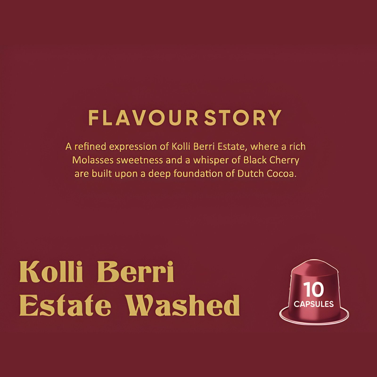 Kolli Berri Estate Washed Coffee Capsules | Indian Specialty Single-Estate Coffee | Aluminium Nespresso Original Line Compatible Pods - Image 6