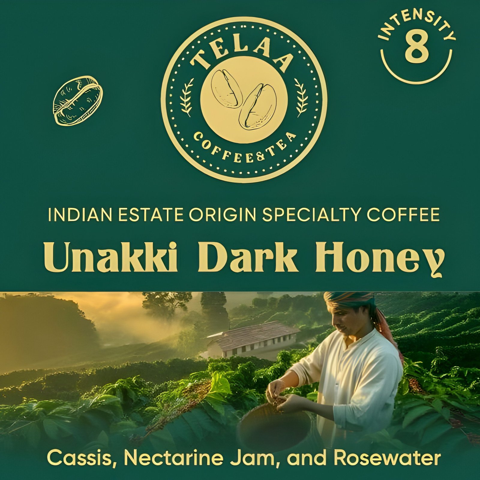 Unakki Estate Dark Honey Coffee Capsules | Indian Single-Estate Specialty Arabica | Nespresso Original Line Compatible Pods - Image 4