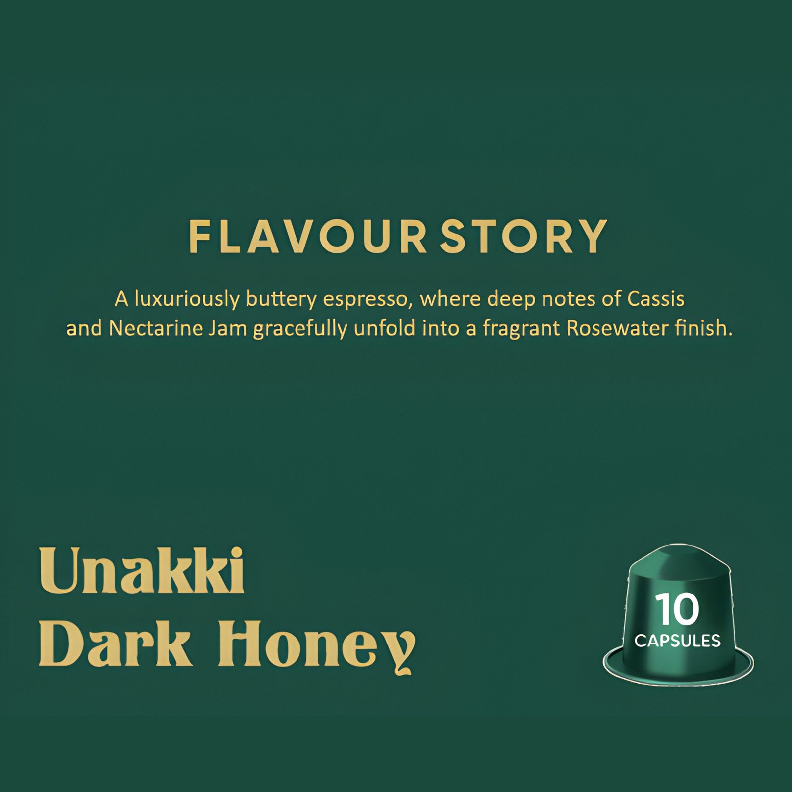 Unakki Estate Dark Honey Coffee Capsules | Indian Single-Estate Specialty Arabica | Nespresso Original Line Compatible Pods - Image 6