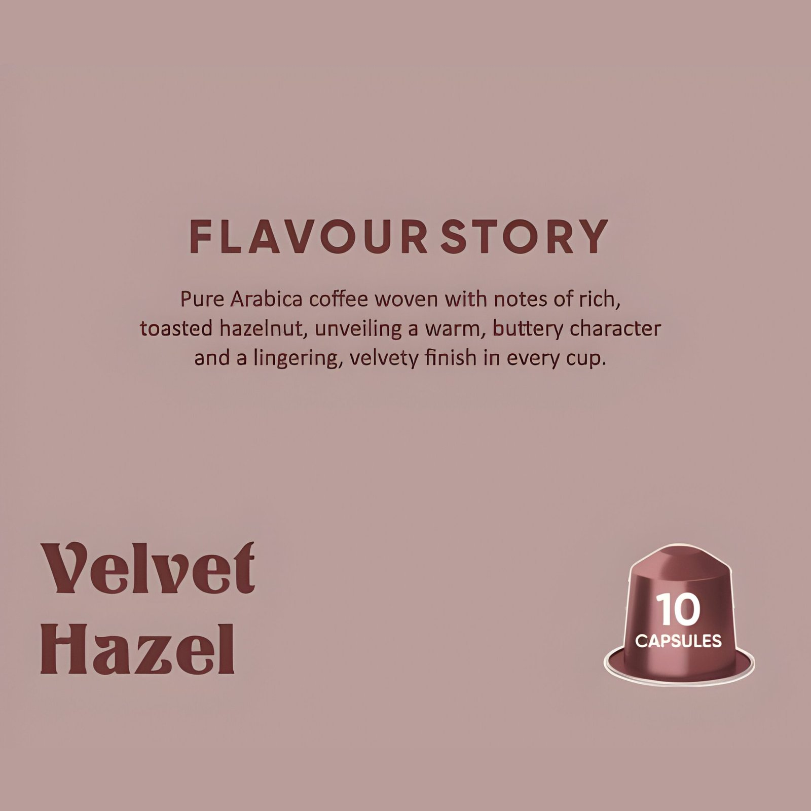 Velvet Hazel Hazelnut Coffee Capsules – 100% Arabica, Intensity 8, 10 Pods - Image 6