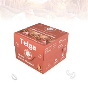 Telaa Unakki Estate Washed Coffee Capsules | Indian Estate Origin Specialty Coffee | Aluminium Nespresso Original Line Compatible Pods