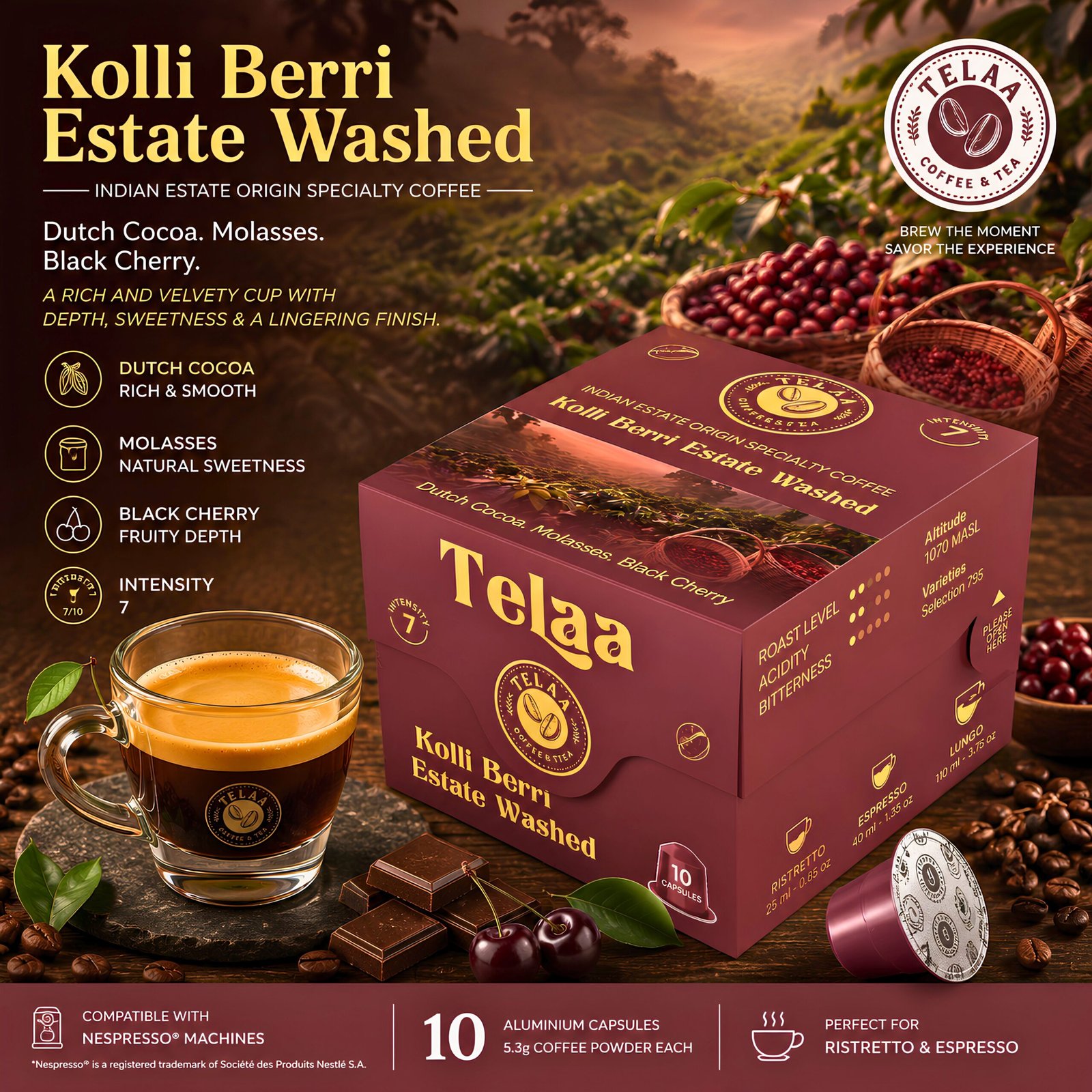 Single Origin Popular 40 Specialty Coffee Capsules Combo Pack | Nespresso® Compatible | 100% Arabica - Image 5