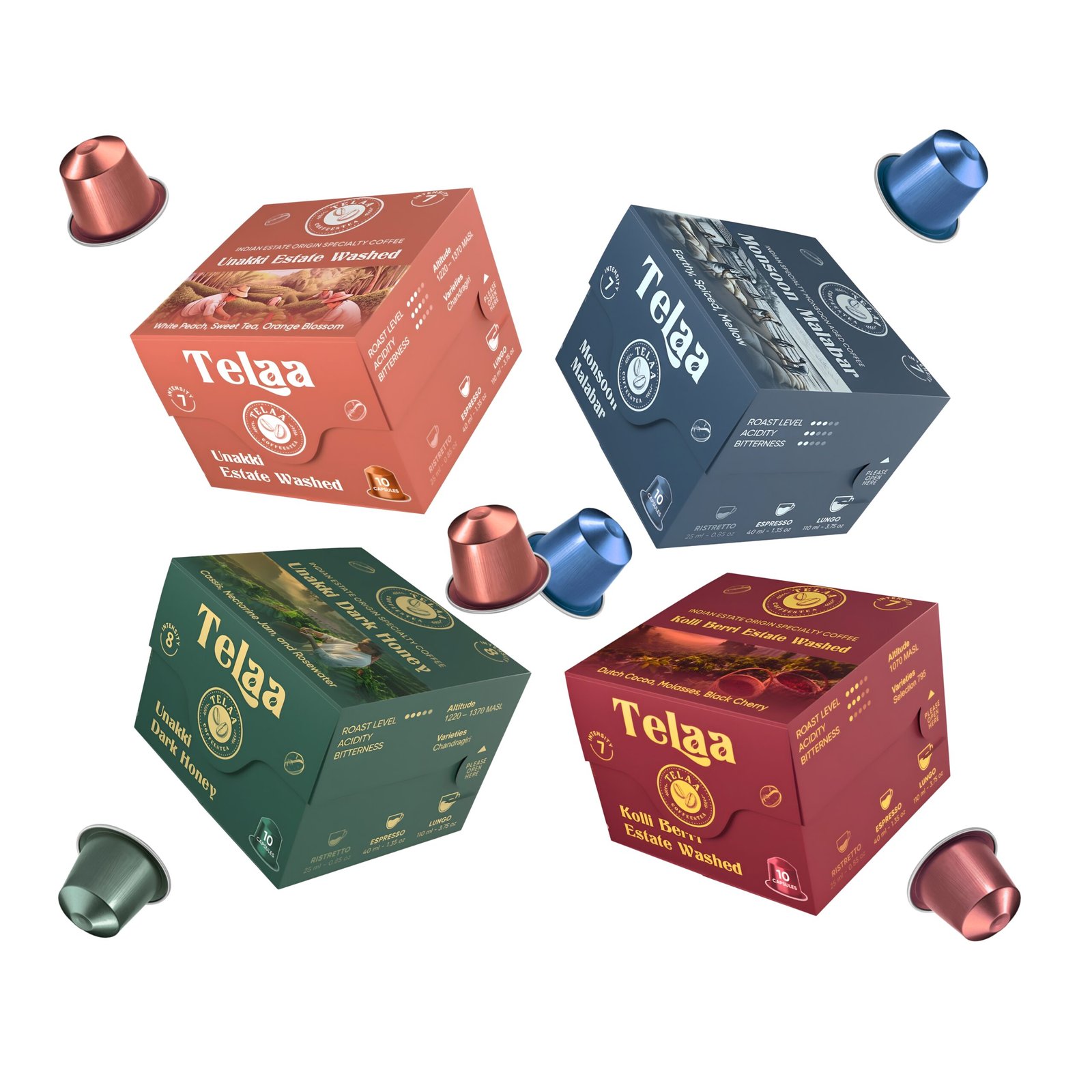 Single Origin Popular Specialty Combo Pack | 40 Nespresso Compatible Capsules Pods