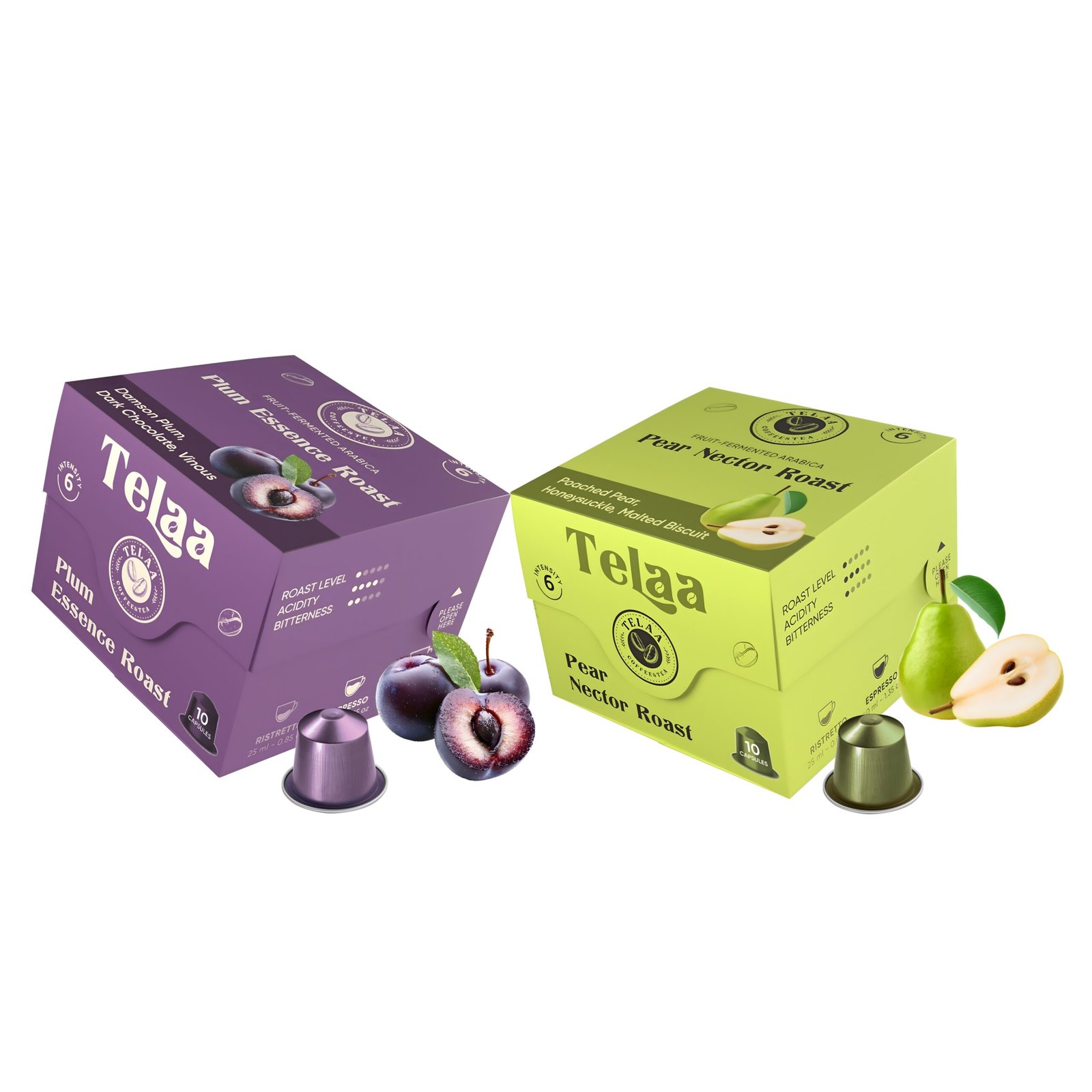 Natural Fruit Fermented Single Origin Specialty Combo Pack | 20 Nespresso Compatible Capsules Pods