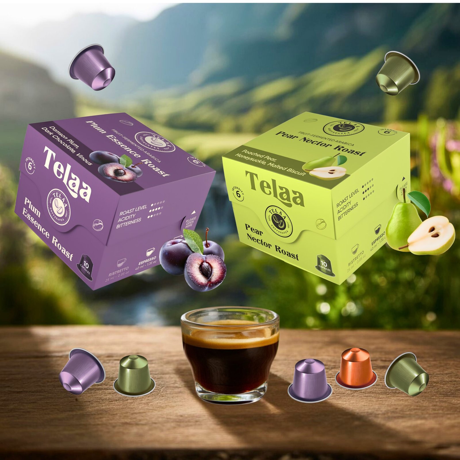 Natural Fruit Fermented Single Origin Specialty Combo Pack | 20 Nespresso Compatible Capsules Pods - Image 2