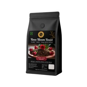 Rose Bloom Floral Coffee Beans 250g – Exotic Natural Process Arabica, Rose Petal Aroma & Delicate Sweetness, Small Batch Artisan Roast, Specialty Gourmet Coffee