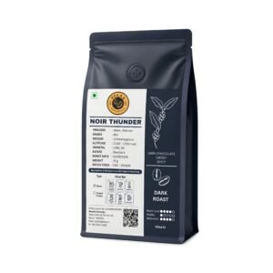Noir Thunder, Dark Roasted 100% Arabica Specialty Coffee Beans