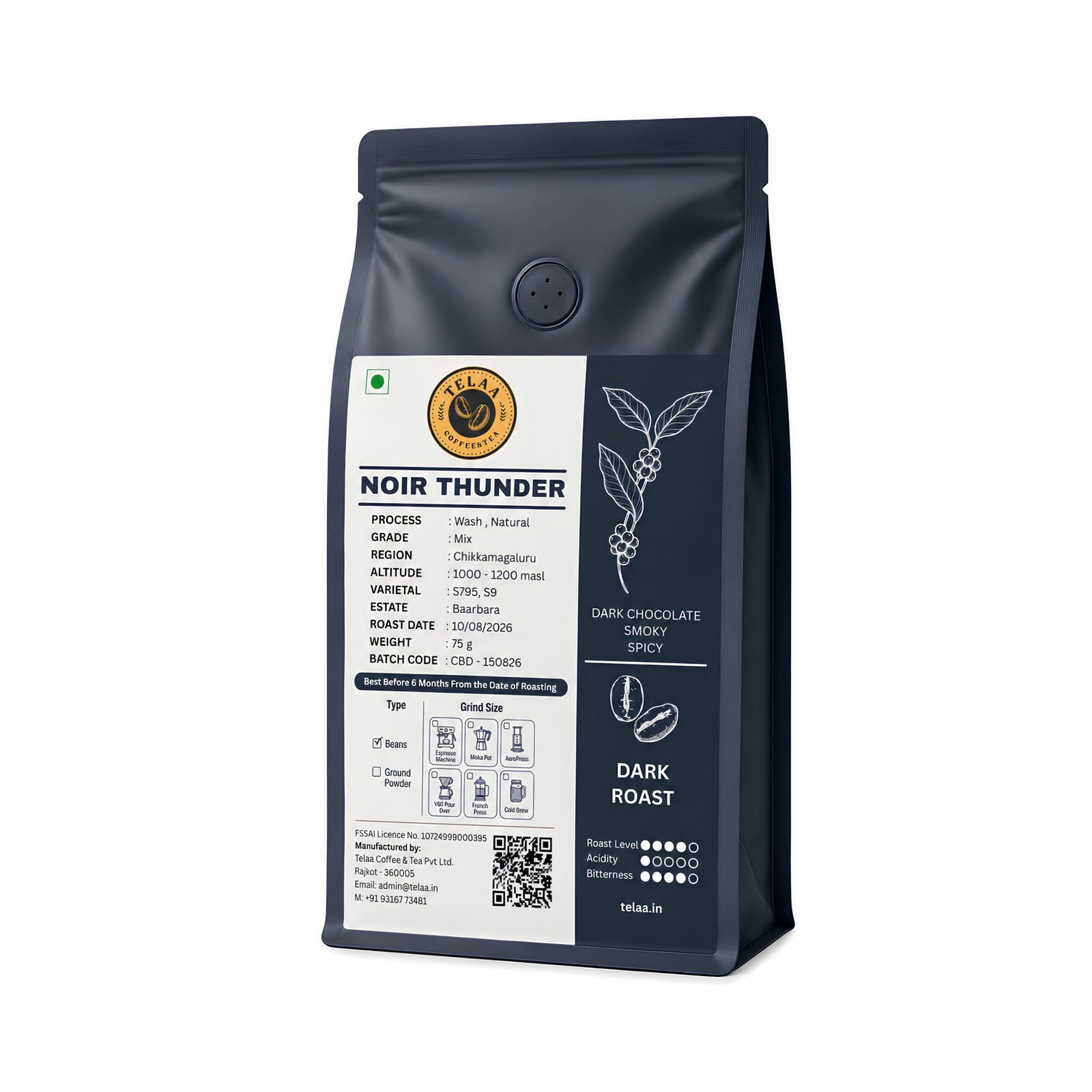 TELAA Specialty Coffee Beans Discovery Collection | 12 × 75g Premium Coffee Beans Sample Pack - Image 8