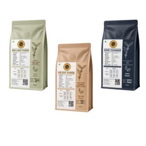 3 x 250g Specialty Coffee Beans Combo – Light, Medium & Dark Roast | 100% Arabica Fresh Roasted Whole Beans | Espresso, Pour Over, French Press & Cold Brew | Premium Coffee Gift Set by Telaa