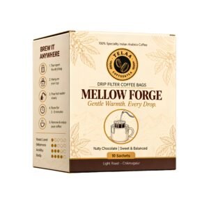 Mellow Forge Drip Bag Coffee – 100% Specialty Indian Arabica from Chikmagalur