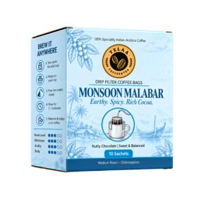 Monsoon Malabar Drip Bag Coffee – 100% Specialty Indian Arabica from Chikmagalur